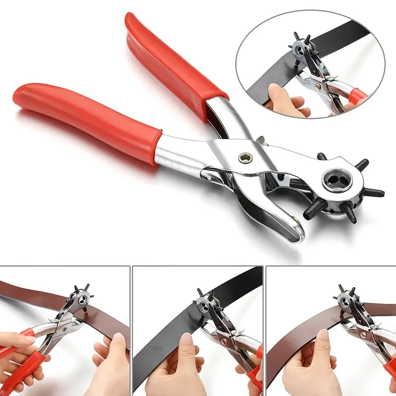 1pc Multifunctional Belt Hole Puncher For Household Belts - Temu