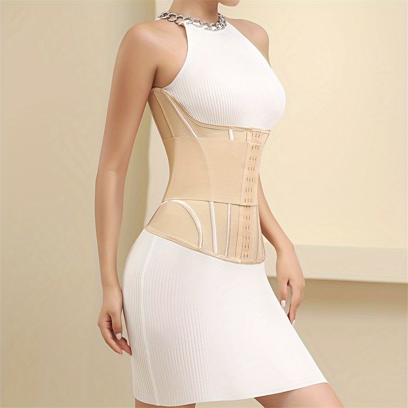 Waist Trainer Tummy Wrap Front Buckle Tummy Control Slim - Temu