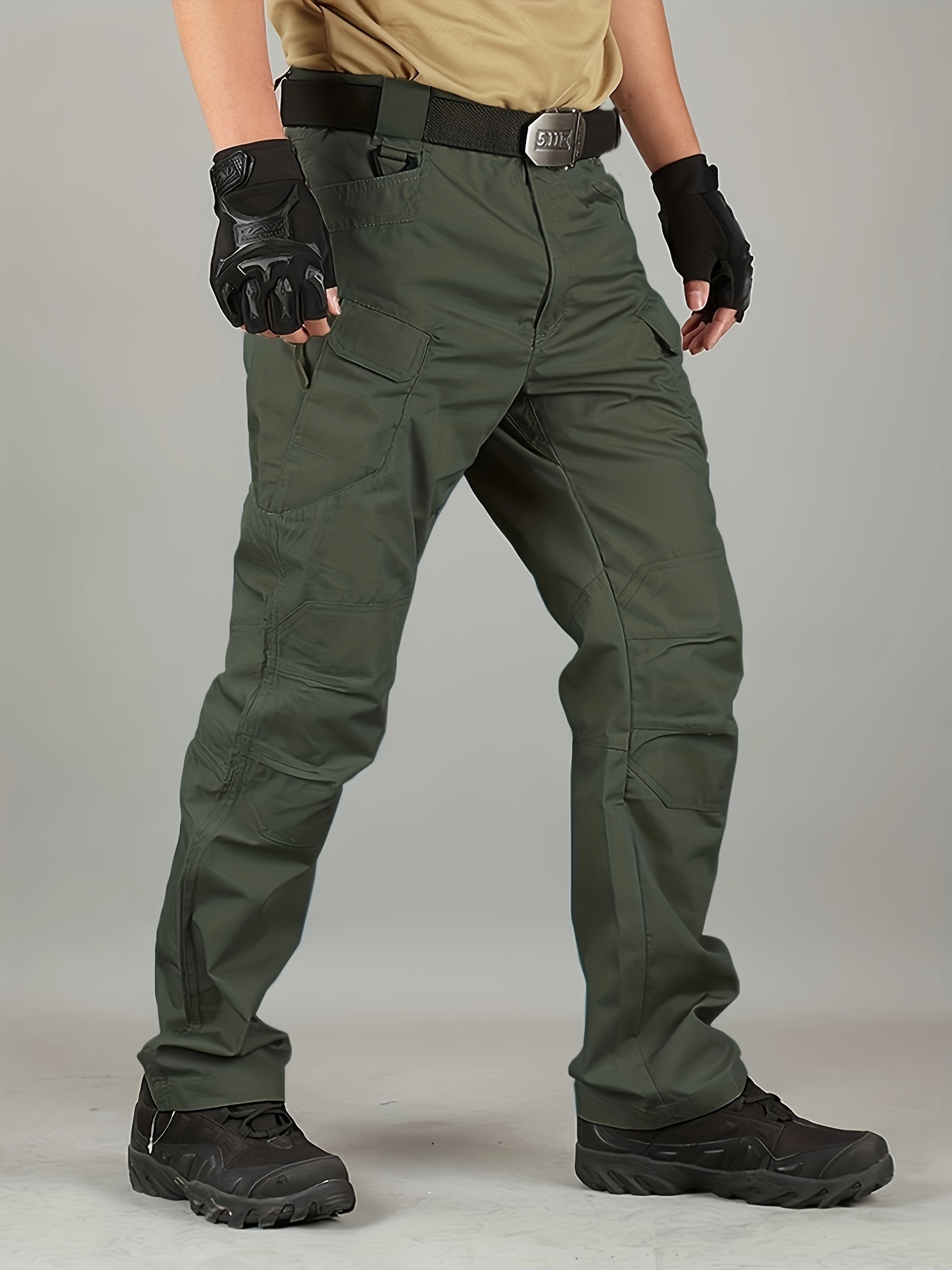Plus Size Men's Thin Cargo Pants Side Pockets Spring Summer - Temu Canada
