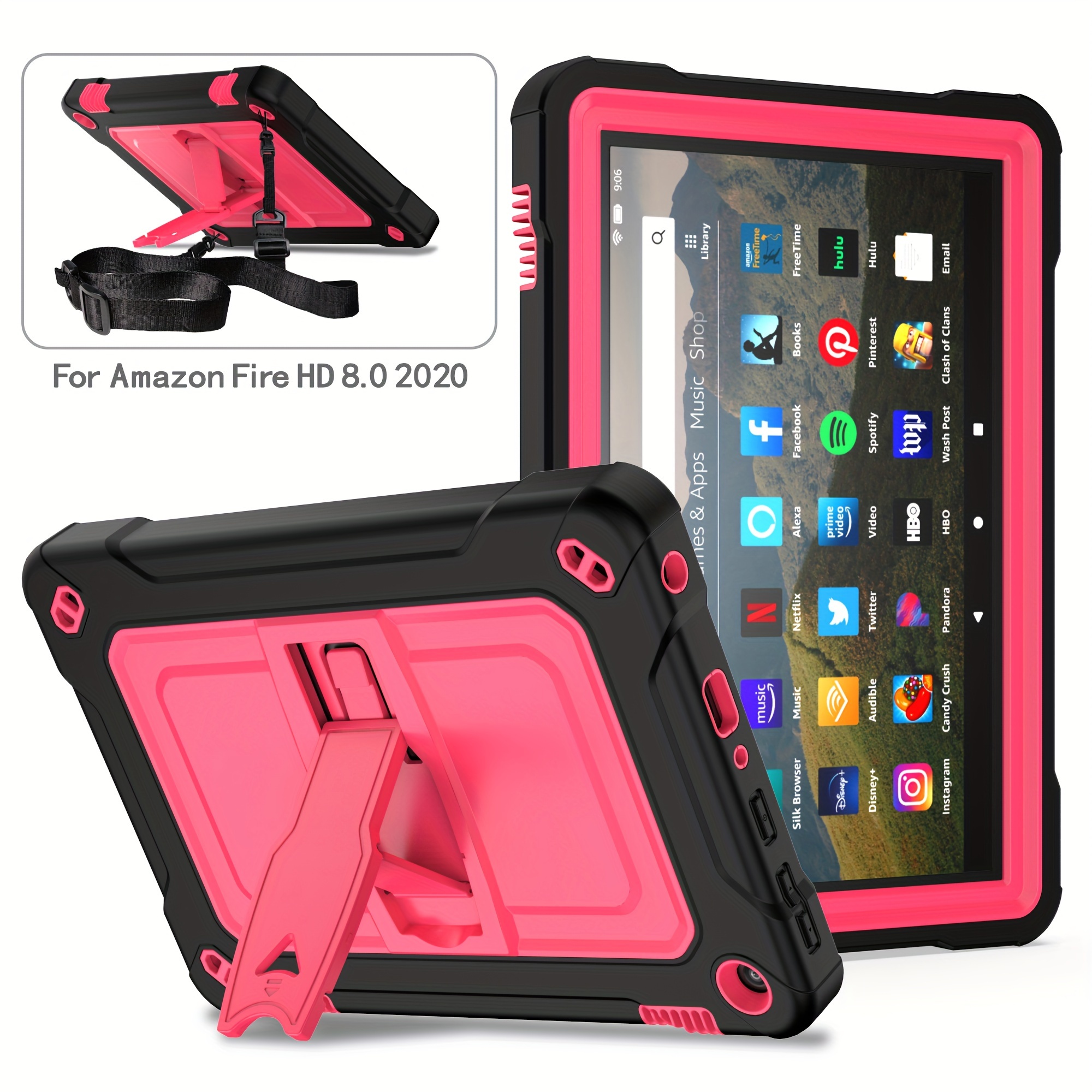 Kids Case For Kindle Fire Hd 10 10 Plus 10 Kids Pro Tablet - Temu