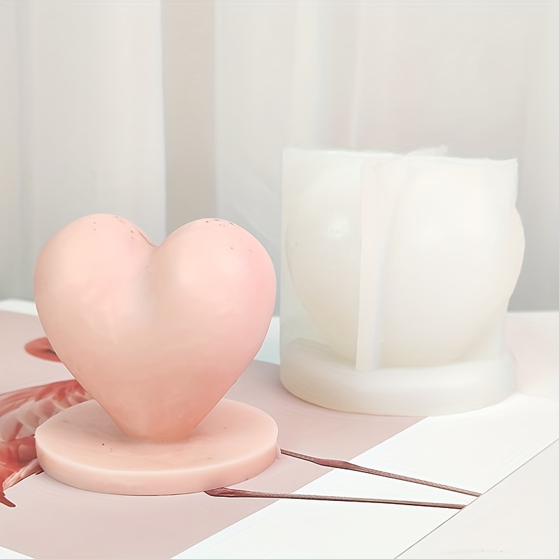 Candle Mold DIY Non-Stick Silicone Kiss Me Be Mine Soap Mold Valentines Day Gift-leaveforme