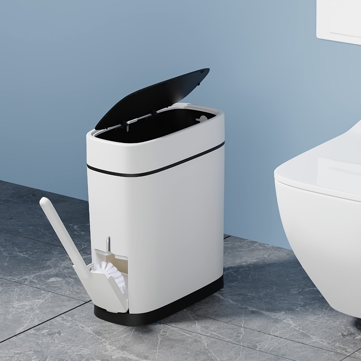 1pc Badezimmer Mülleimer Toilettenbürstenhalter Einfacher - Temu Germany