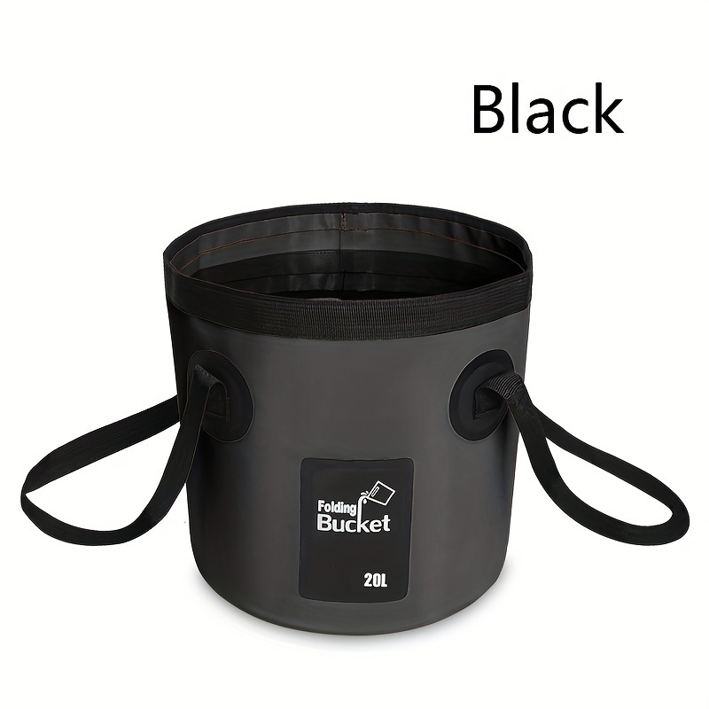 Large Size Foldable Bucket With Handle Portable Hand Wash - Temu