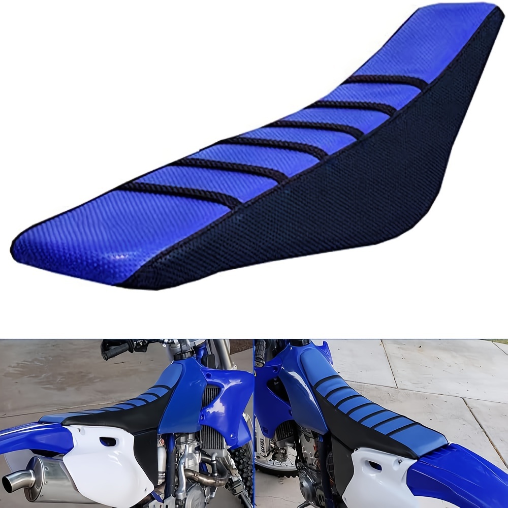 Funda de asiento suave antideslizante para motocicleta, Protector de cojín para  asiento de moto de cross