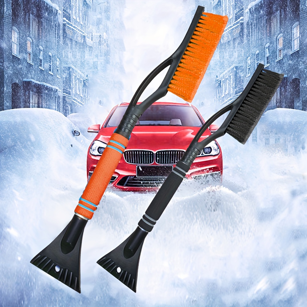 Entfernen Sie Schneeschaufel Auto Entfernt Frost Eis Und Schnee