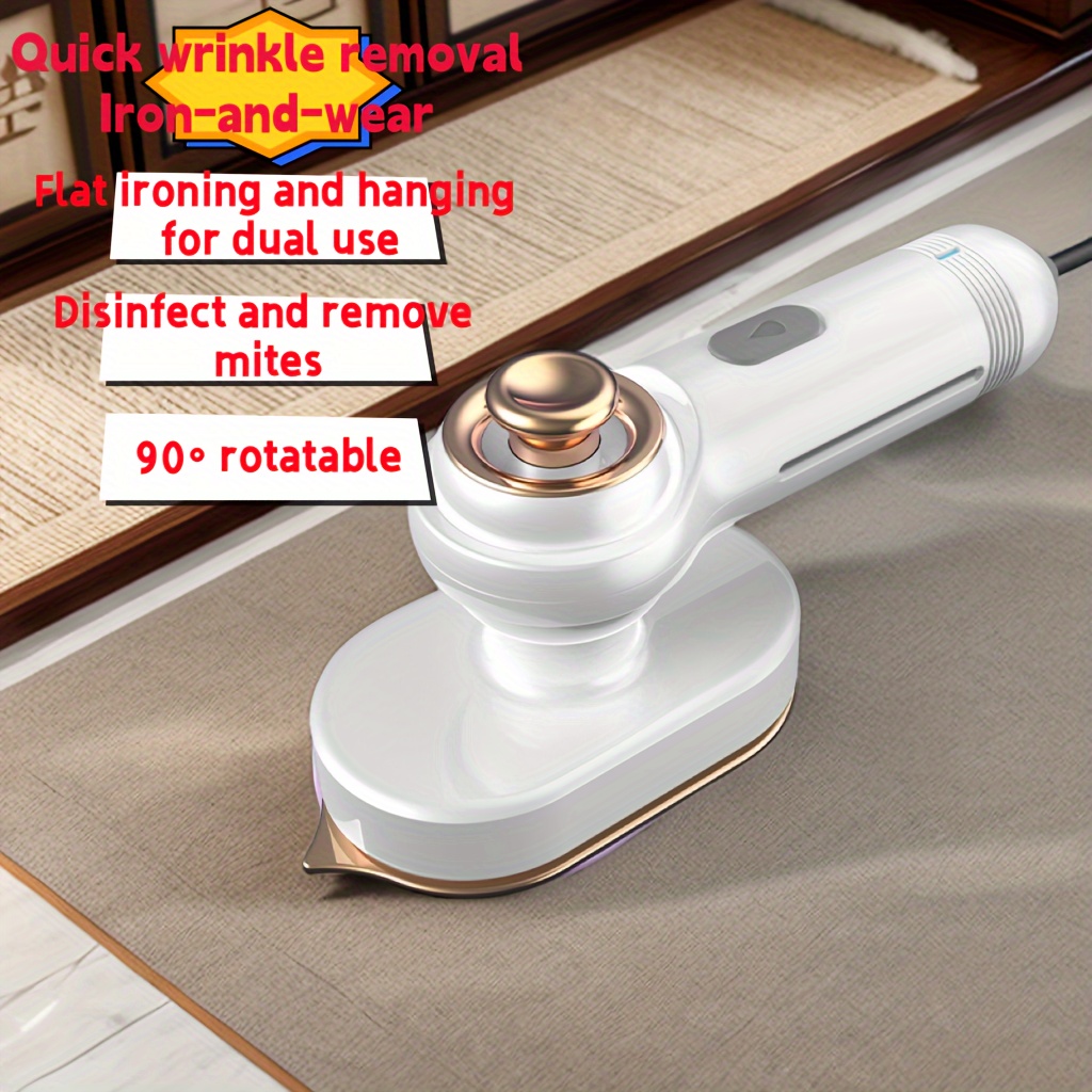 Vikakiooze Upgrade Portable Mini Ironing Machine, 180°Rotatable Handheld  Steam Iron, Foldable Travel Garment Steamer For Fabric Clothes,Good For  Home And Travel 