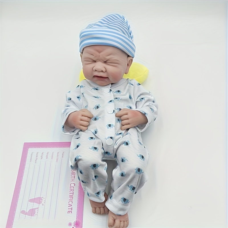 Reborn Doll, Soft Enamel Baby Doll - Temu