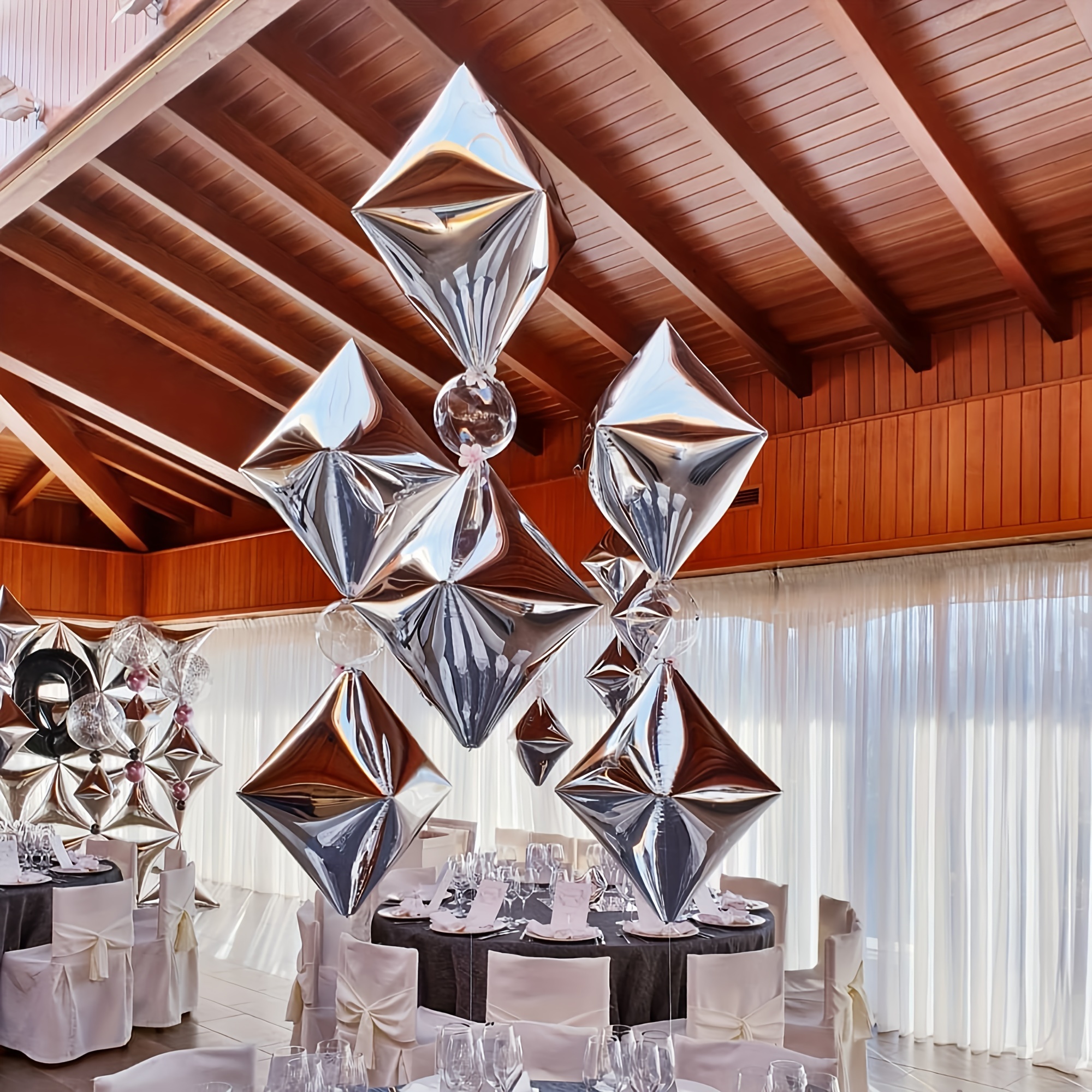 Silver Party Decorations - Temu