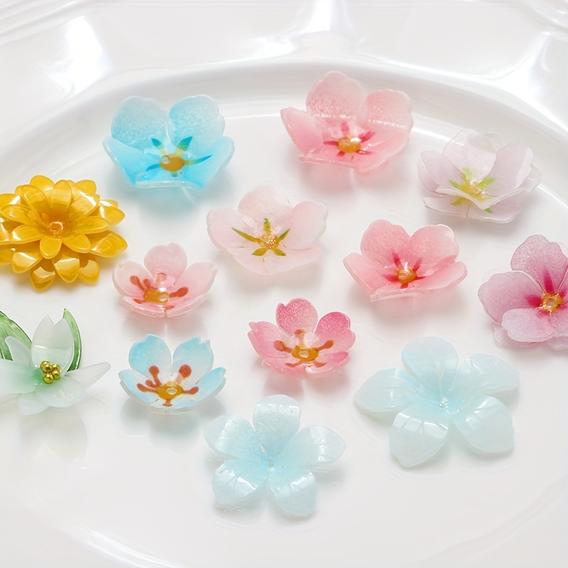 6 Style Retro Style Flower Bead Spacers Multi petal - Temu