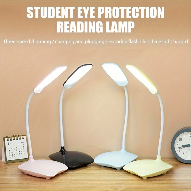 Bright Desk Lamp, Plug-in Style LED Standing Desk Lamp, Desk Light, For  Student Studying, Reading, Bookcase Light