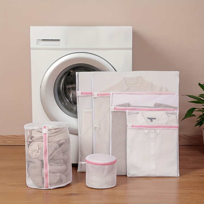 Bra Washing Bag Portable Mesh Laundry Bag Delicates Washing - Temu