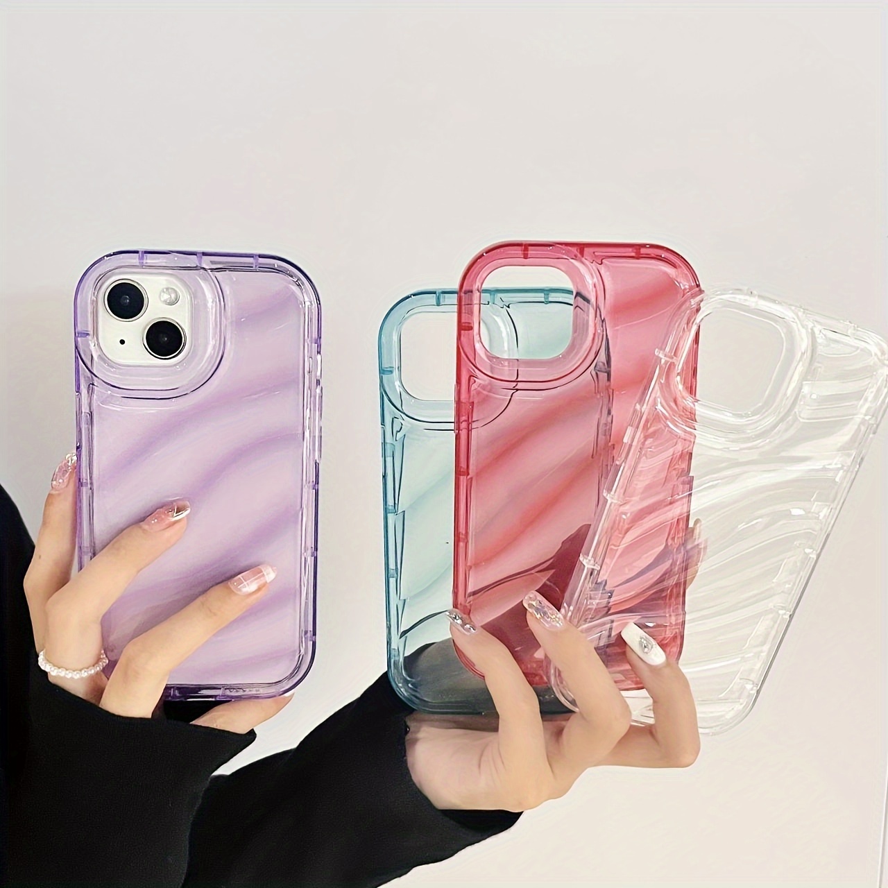 Una Funda De Teléfono Transparente Anticaída Rosa Adecuada Para Iphone 15/15  Plus/15 Pro/15 Pro Max/14 Pro Max/14 Pro/14 Plus/14/13pro  Max/13pro/13/13mini/se3/7/8/ Se2 /12 Pro Max/12 Pro/12/12 Mini/11 Pro  Max/11 Pro/11/xr/xs Max/x/xs/7p/8p/6p/6sp/6/6s