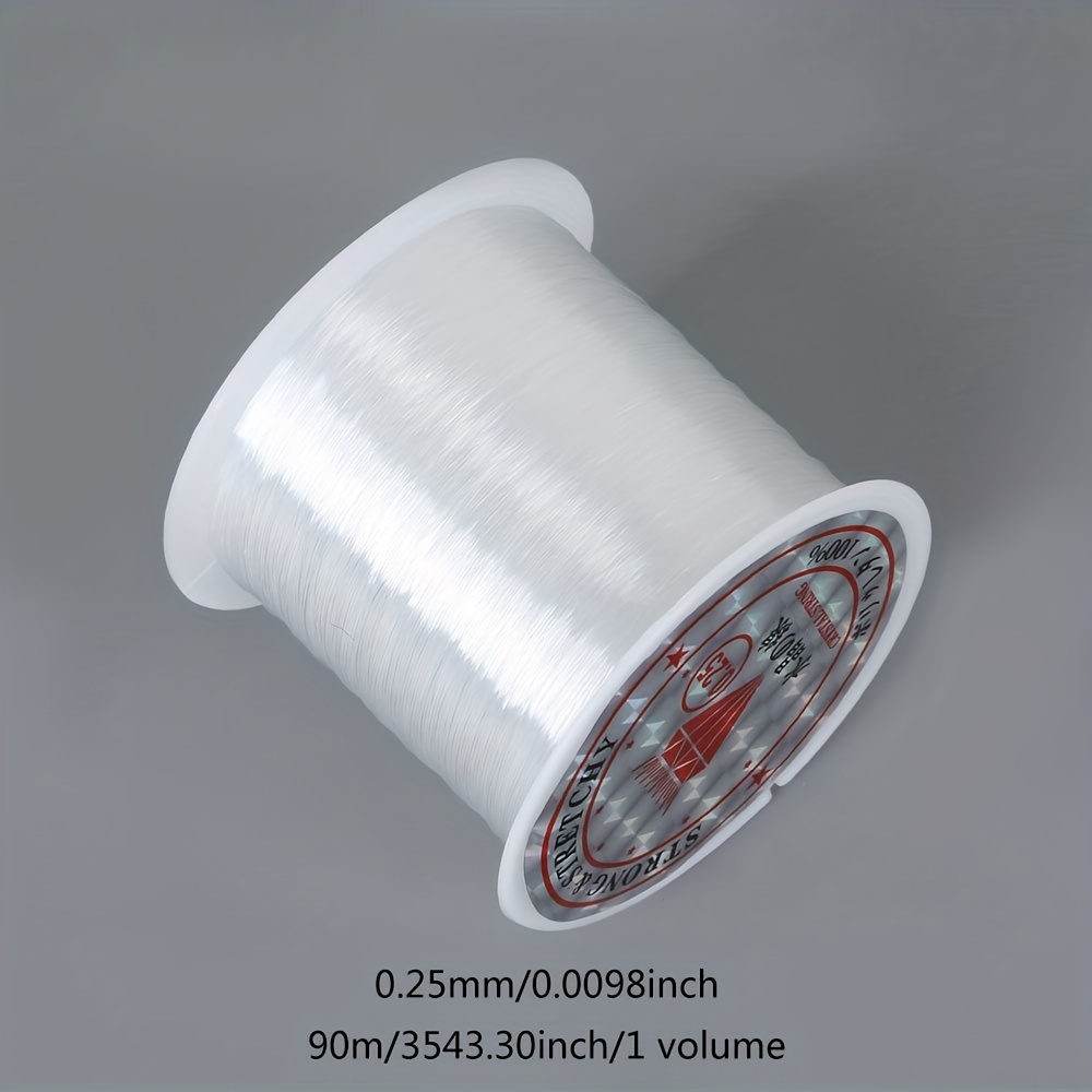 White Nylon Wire Fishing Line 87.48 Yards Diy Beading - Temu