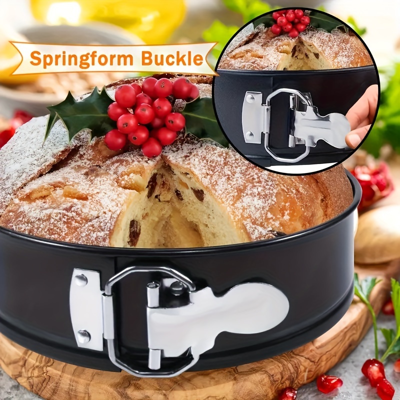 Springform Cake Pans, 3 Sizes Stainless Steel Baking Cake Molds, Leak Proof  Removable Bottom Cake Baking Pan, Oven Accessories, Baking Tools, Kitchen  Gadgets, Kitchen Accessories, Home Kitchen Items - Temu