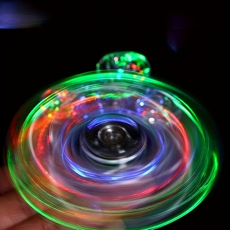 Kristall Leuchtende Led licht Fidget Spinner Hand Top - Temu Austria