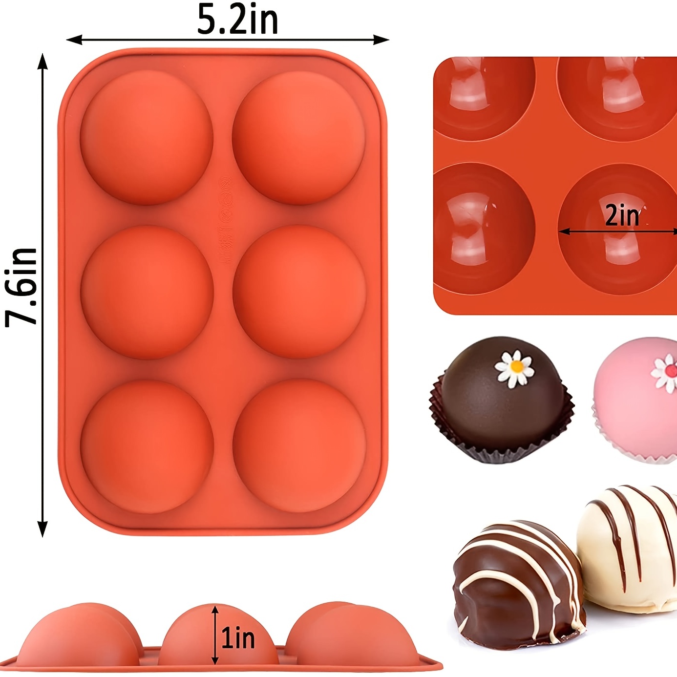 8-Hole Semi-Cylindrical Shaped Crayon Mold Silicone Mousse Moulds Pastry  Jelly Molds Cake Mold Baking Gadgets for Baking