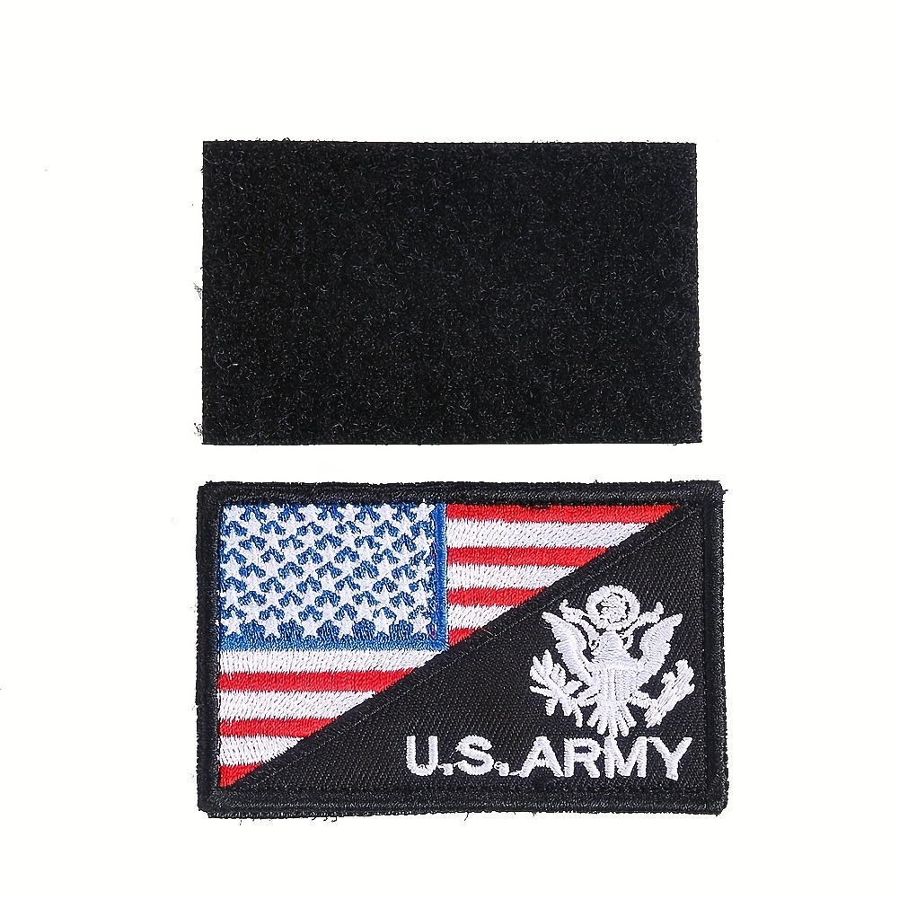 Us America Embroidered Fabric Patch Usa Flag Tactical Badge - Temu