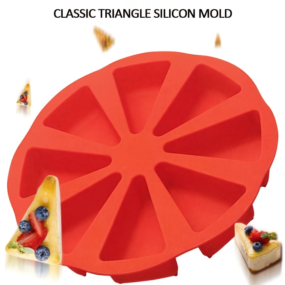 Silicone Baking Molds 8 Cavity Silicone Cake Mold Triangle - Temu