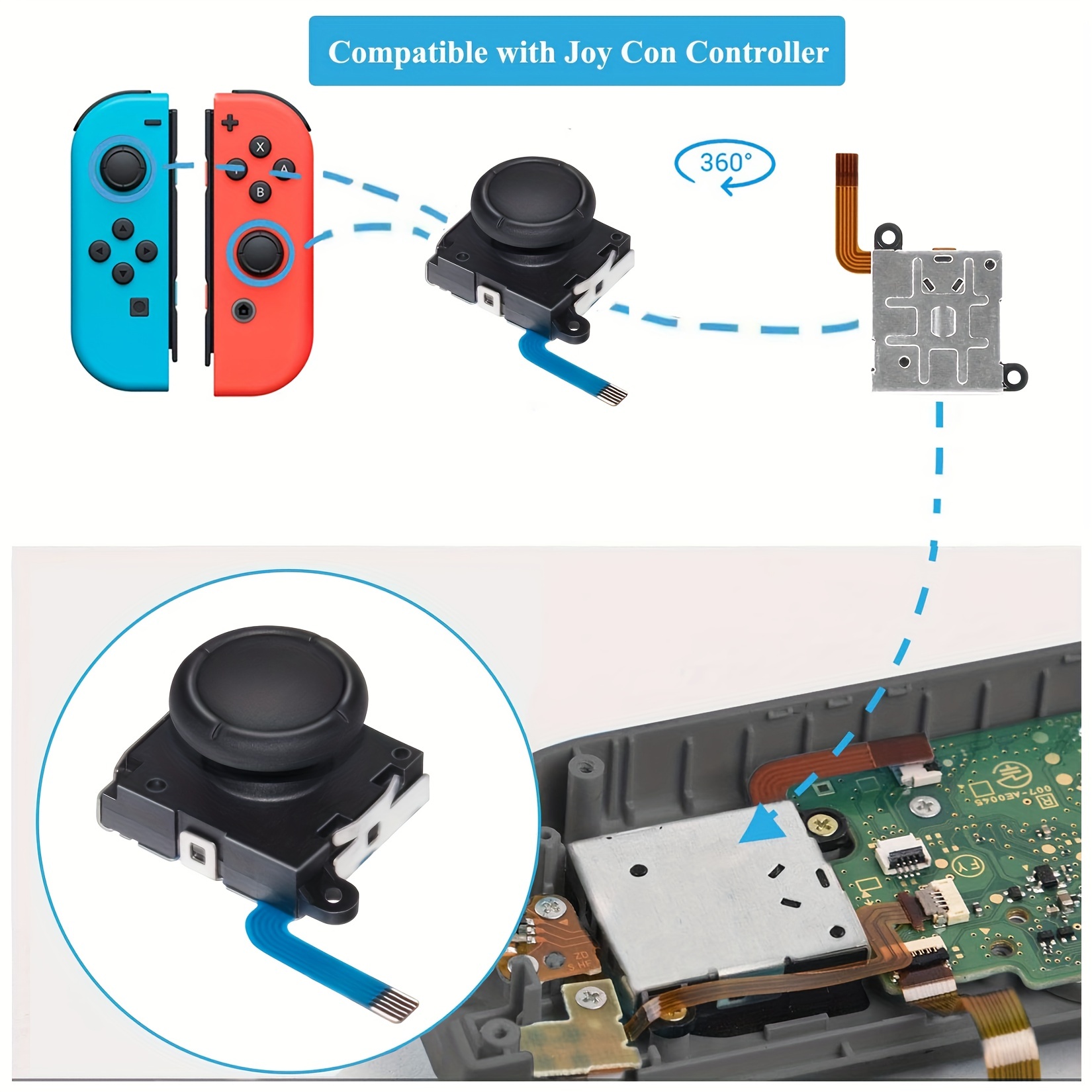 Nintendo Switch Joy-Con/Switch Lite Joystick: Part / Repair Kit