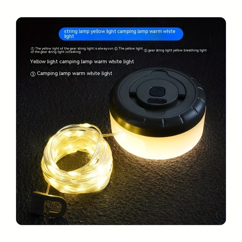 Multifunctional Outdoor Camping String Lights Camping Tent Lighting, Discounts Everyone