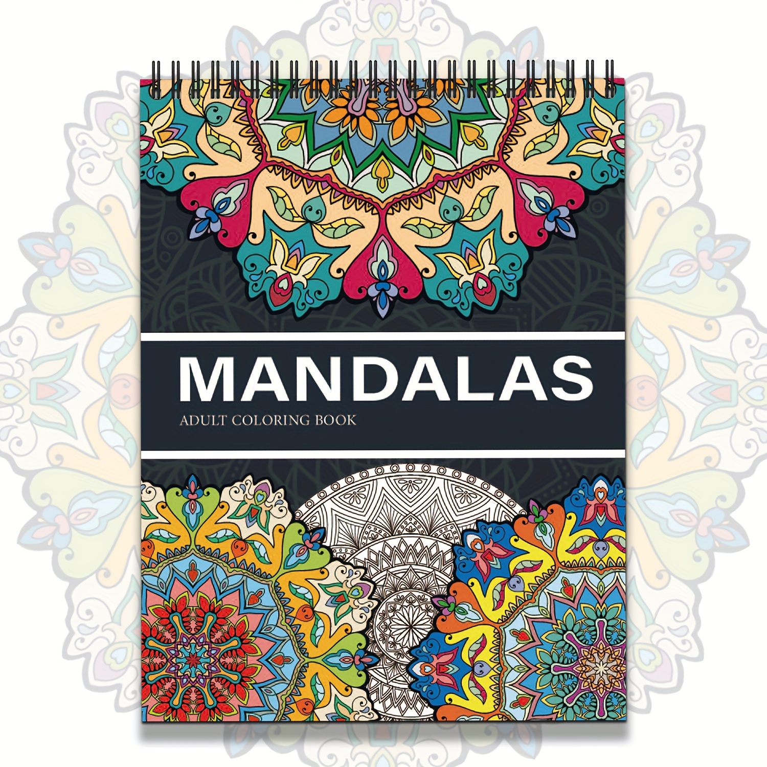 Spiral Mandala Coloring Book II
