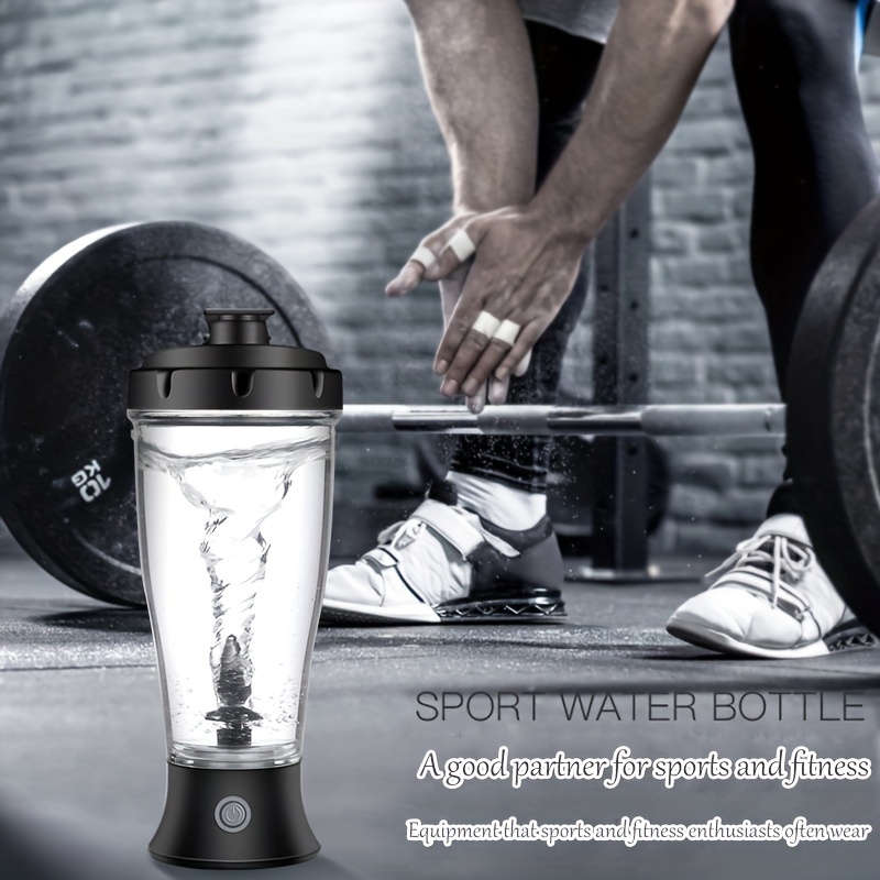 Large Sports Shake Cup With Metal Stirring Ball For Protein - Temu
