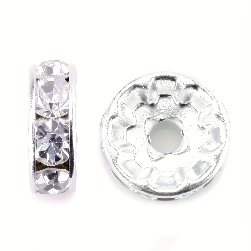 100pcs Round Interval Beads for Jewelry Making