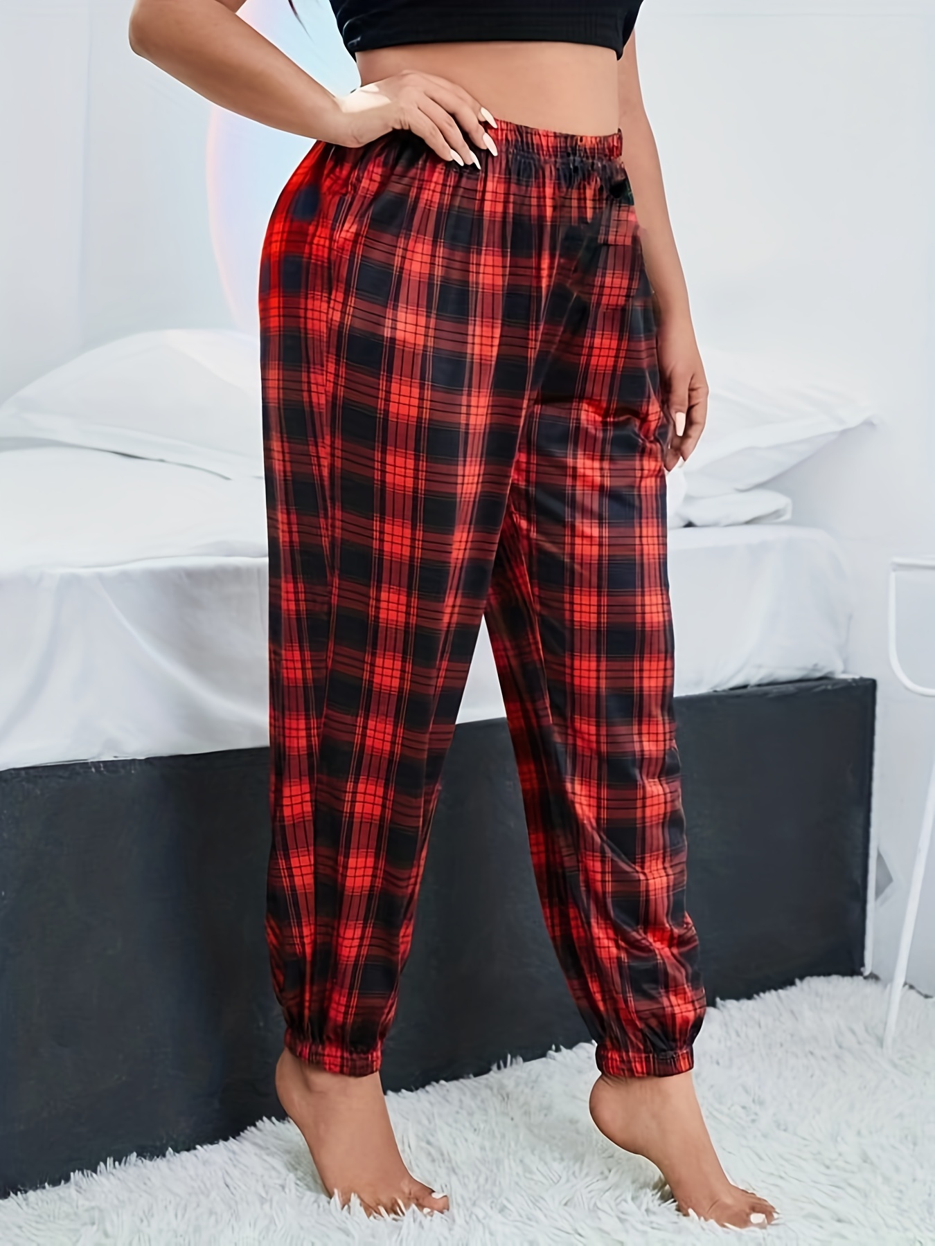 Flannel Pajama Pants - Temu Canada