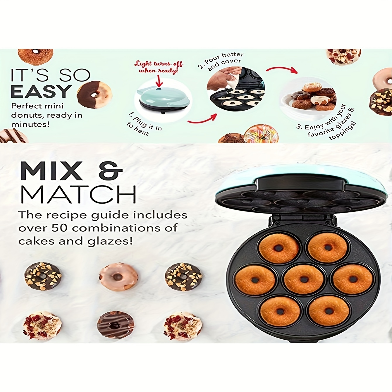 Dash Express Mini Donut Maker DDM007 User Manual