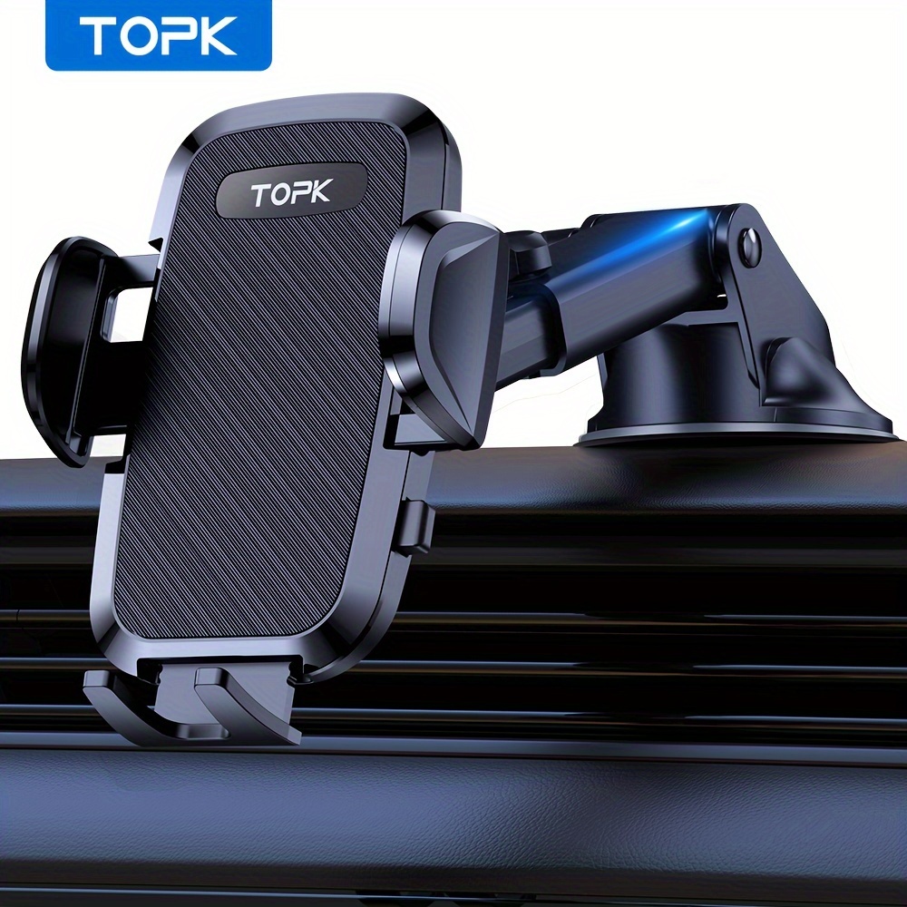 

Topk D36x Car Phone Stand Holder, Premium Quality With Superior Stability And Firm Grip Universal Phone Mount For Car Dashboard