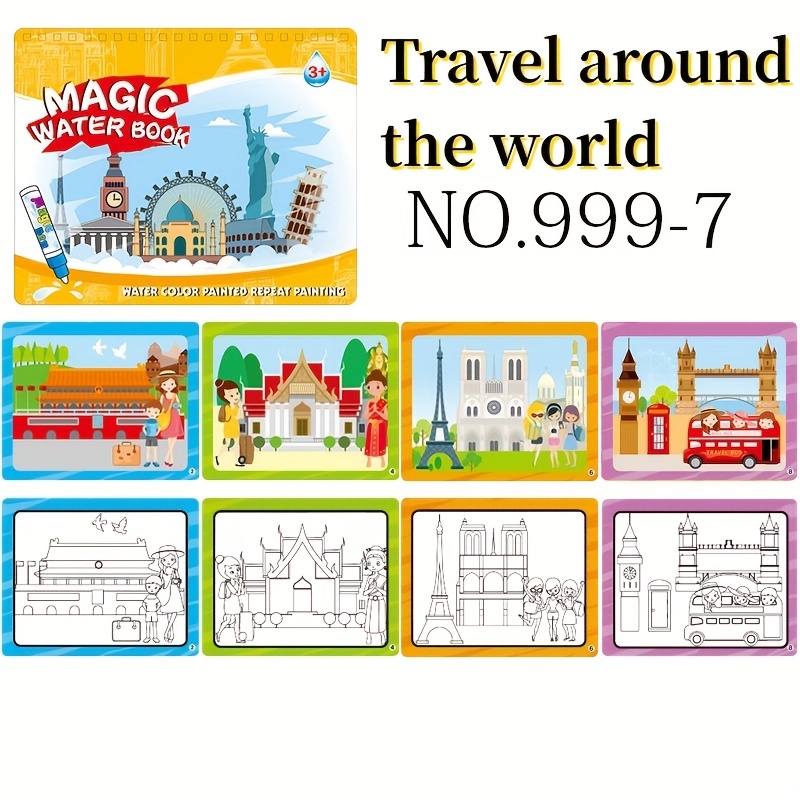 Magic Water Drawing Book for Kids