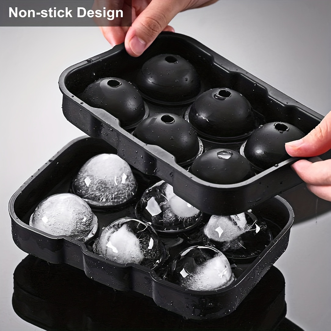 2PACK Ice Maker Large Cube Square Tray Molds Whiskey Ball