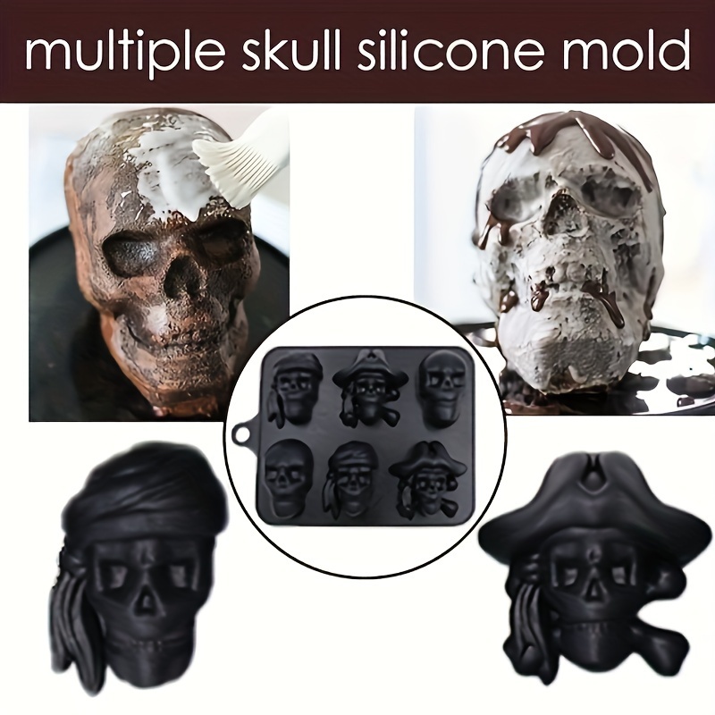 3D Skull Silicone Cake Mold