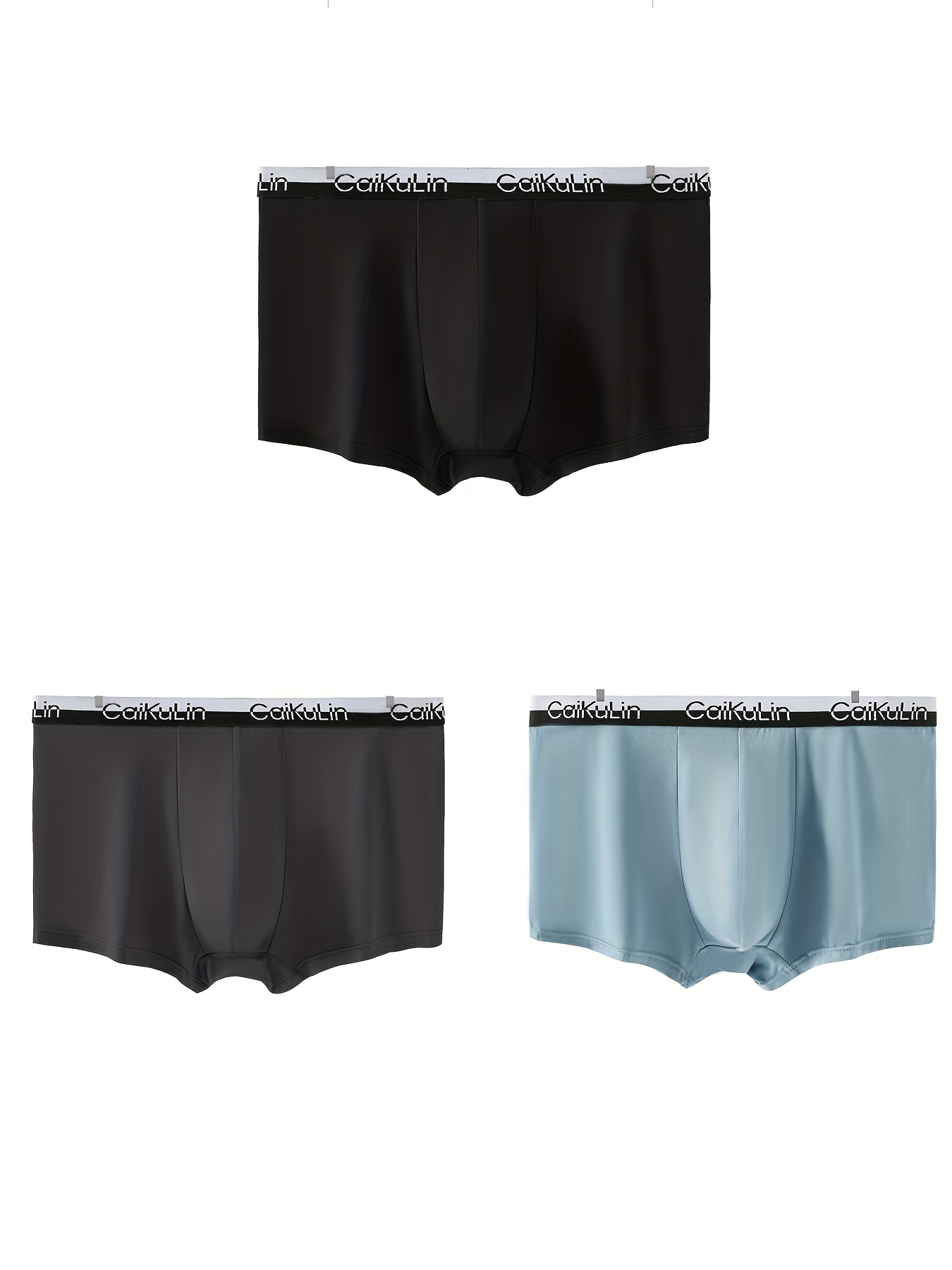 Men Underwear Breathable Boxer Briefs - Temu