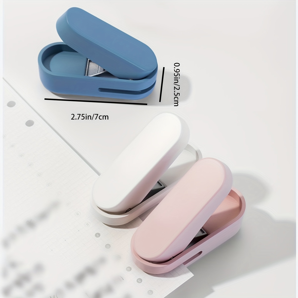 Morandi Single Hole Puncher Ring Hole Cute Binding A4 Paper - Temu