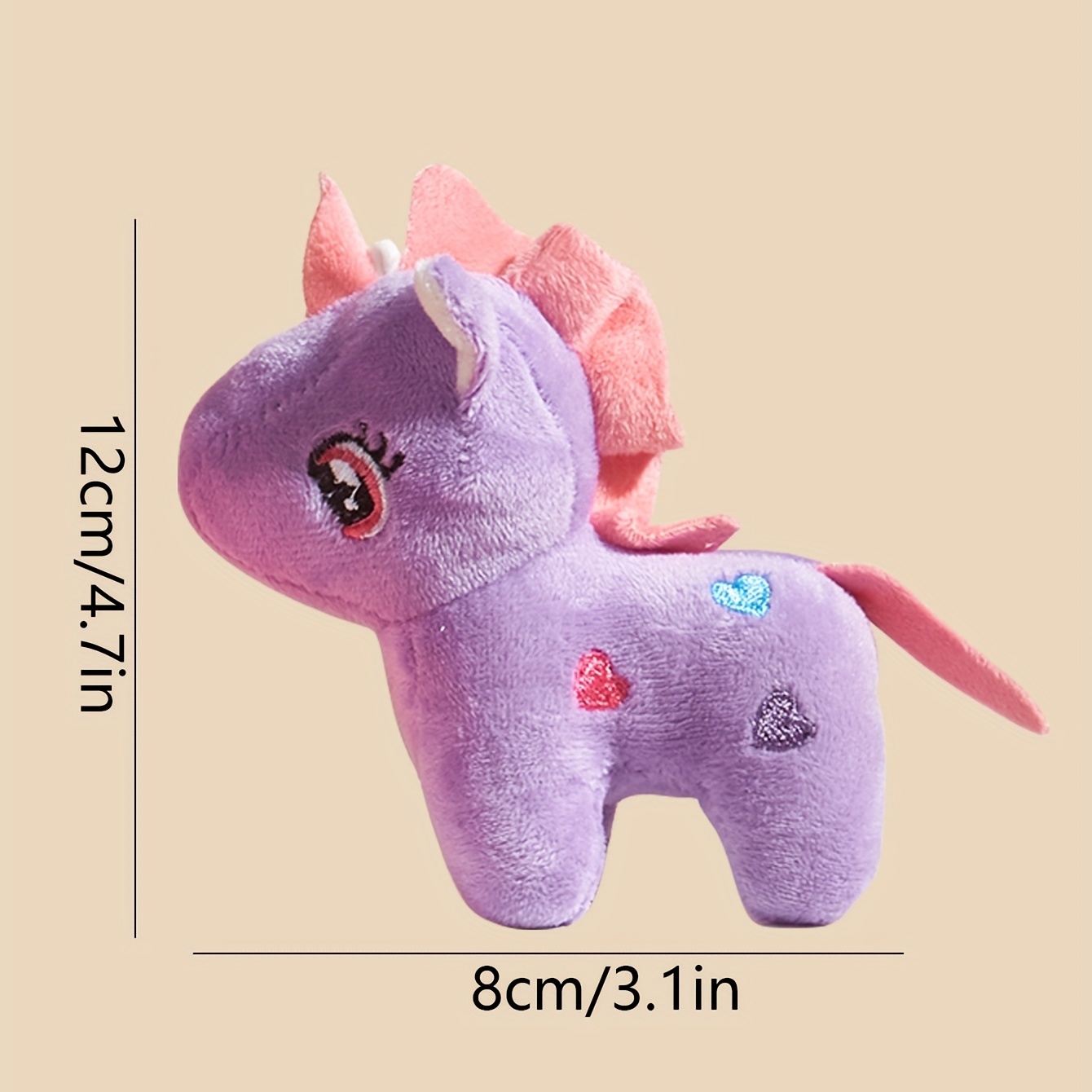 Unicorn Dog Chew Toy: 1pc Pet Plush Interactive Toy for Dogs & Cats -  Random Color