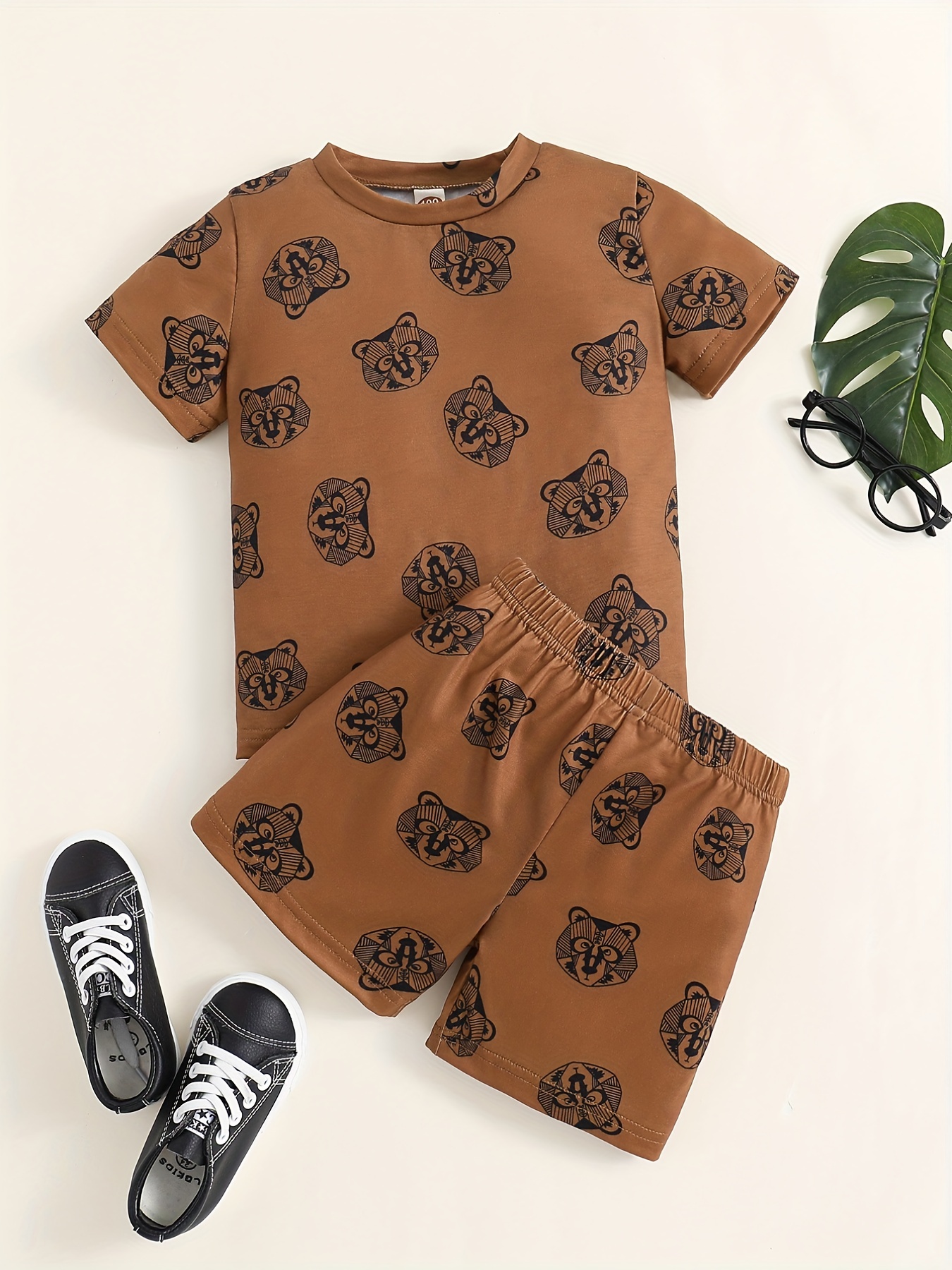 geometric tiger T-Shirt