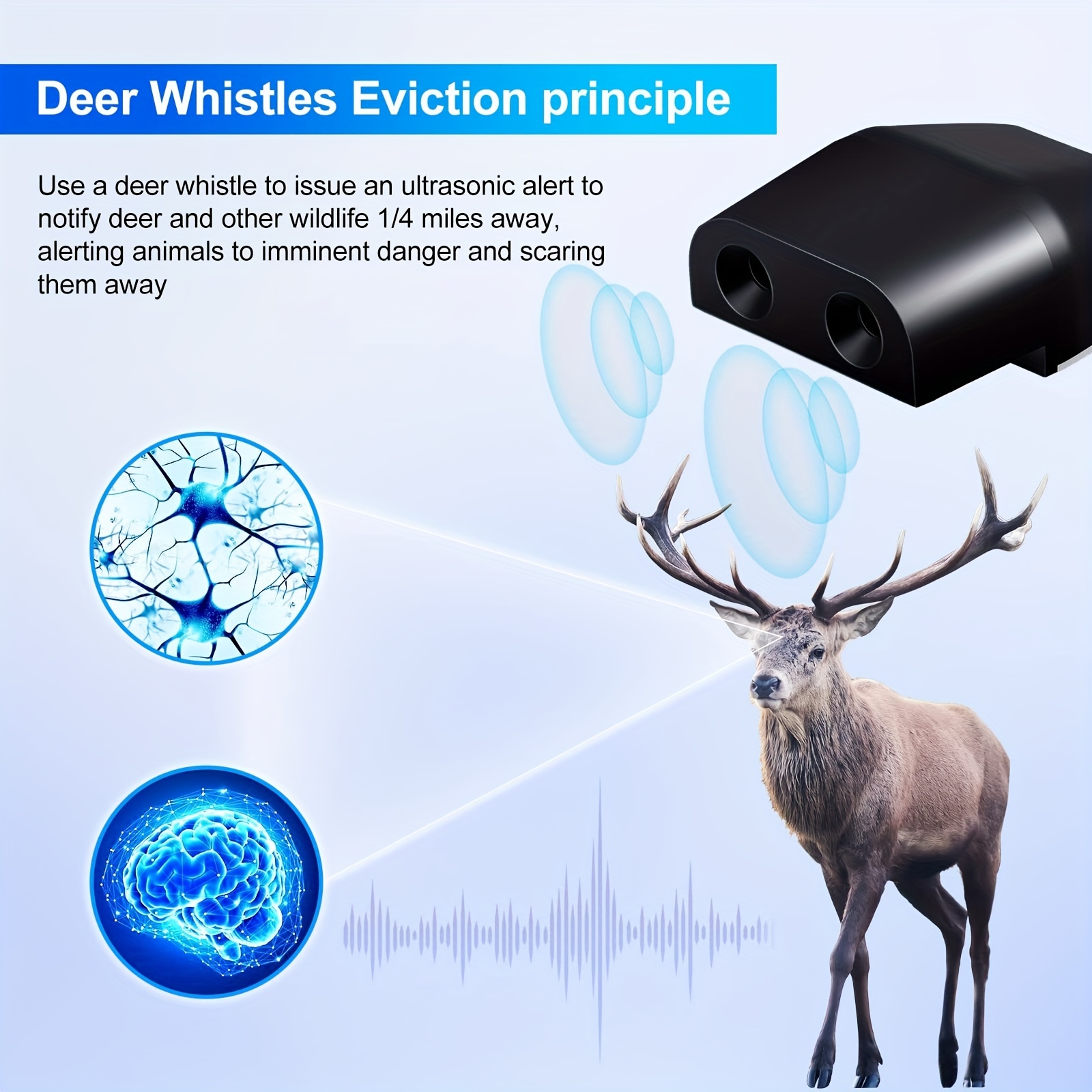 Upgraded Deer Whistles Car Deer Horn Car Save Deer Whistle - Temu