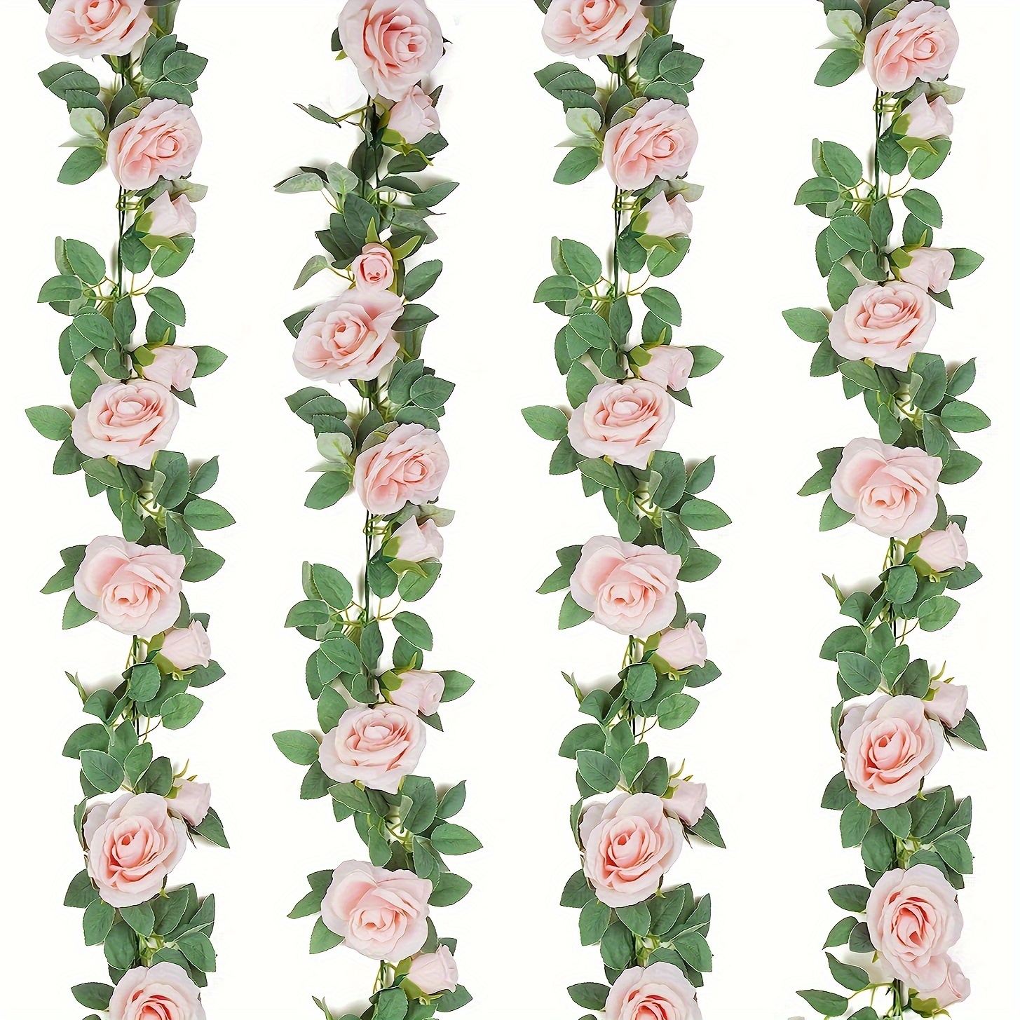 22 teste finte rose rampicanti fiori artificiali appesi rose edera