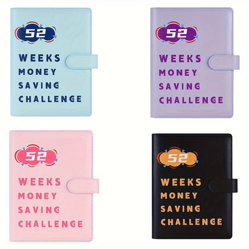 Money Savings Challenges Binder 52 Week Savings Challenges Book with  Envelope