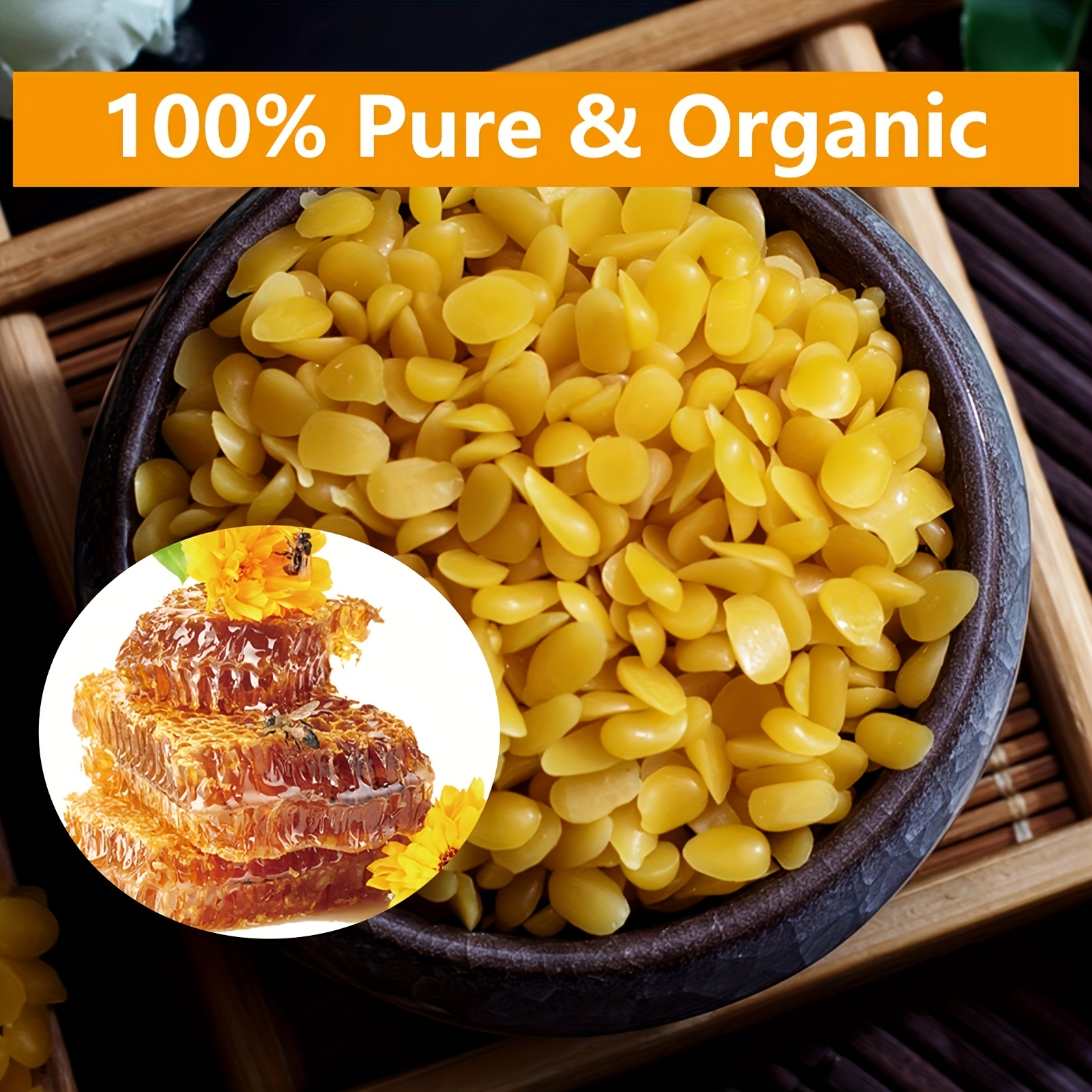 Natural Ingredients Organic Pure Organic Beeswax Multi-purpose