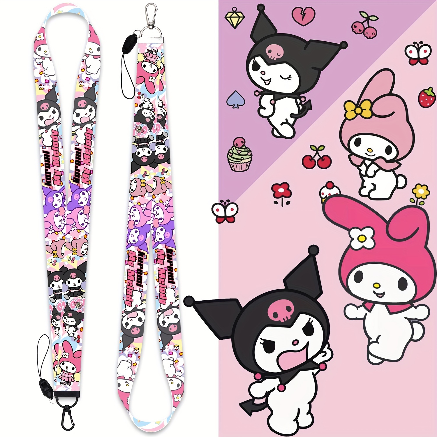 1pc Sanrio Hello Kitty Kuromi Cinnamoroll Pochacco Id Badge - Temu