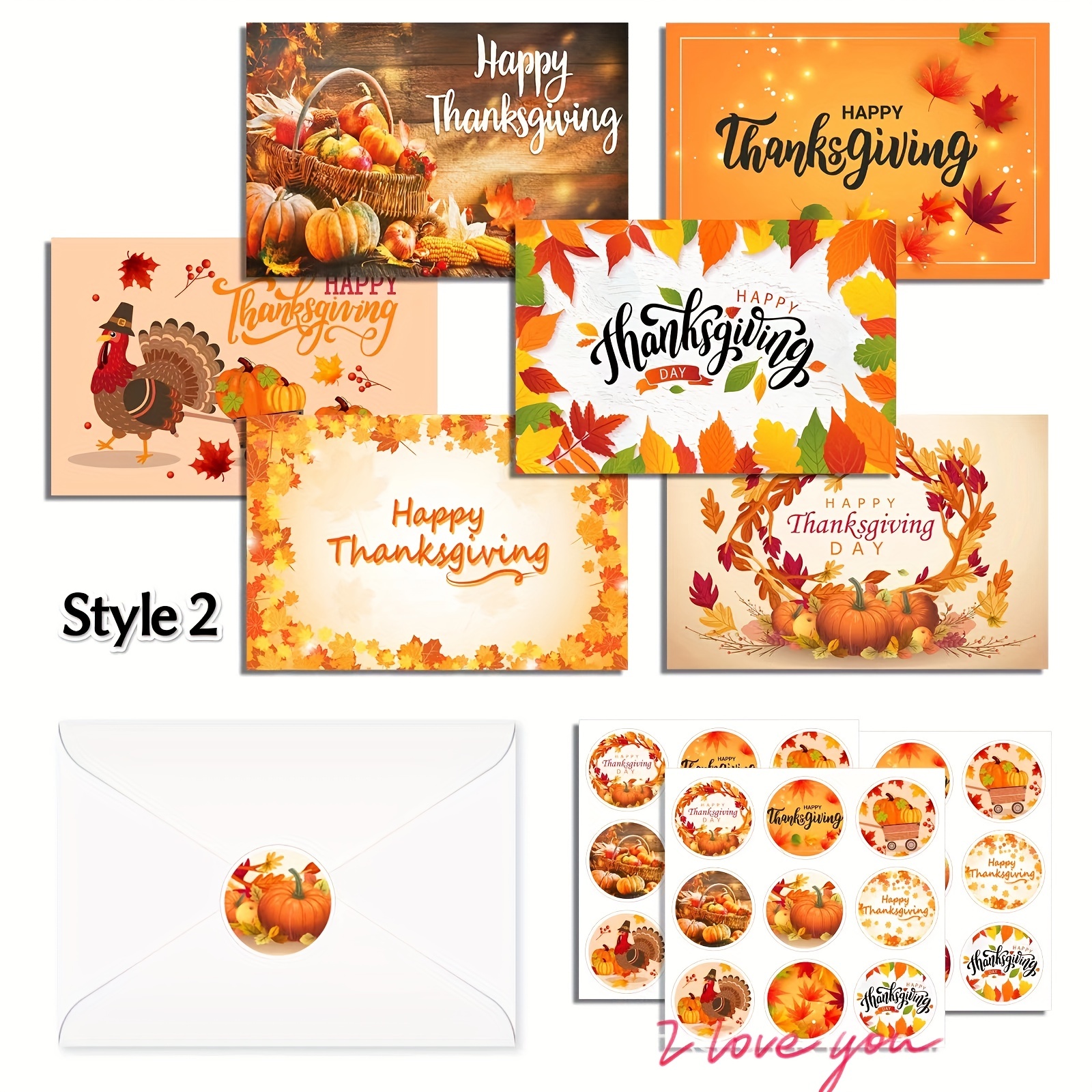 Postcard Thanksgiving Day Festival Christmas Small Cards Cartoon Mini  Birthday Blessing New Style Greeting Card Hot Selling 0 32bl P1 From Sd003,  $0.14