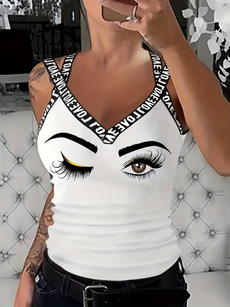 skull top sleeveless womens details 4