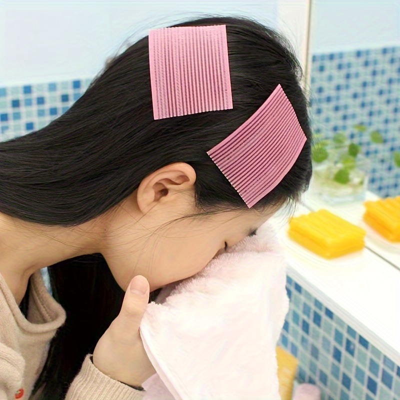 Colorful Hair Clips Magic Bangs Hair Pads Fringe Tapes Bangs - Temu