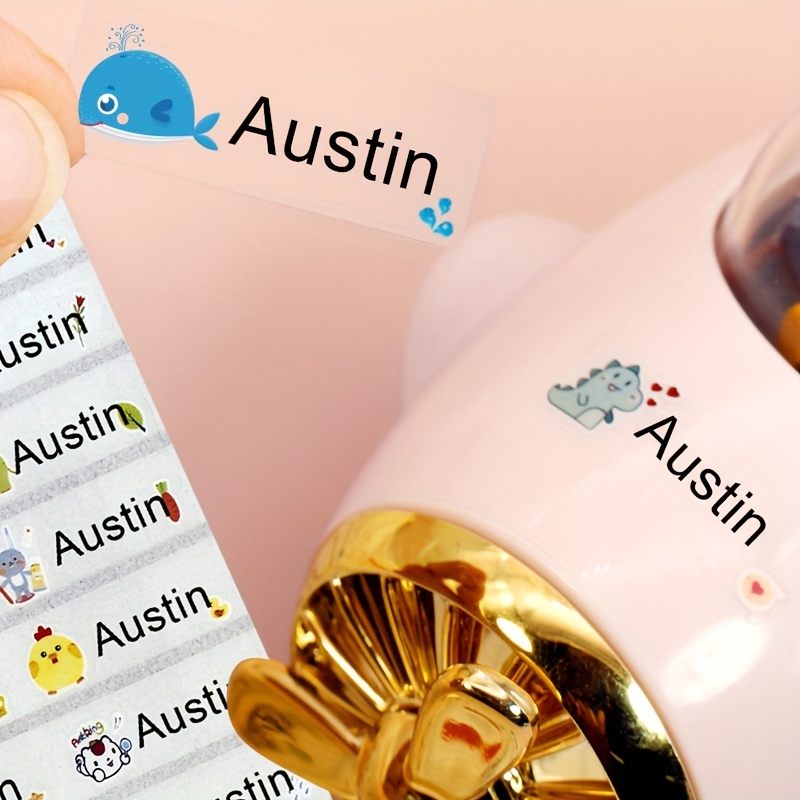 Custom Name Sticker Waterproof Office School Supplies