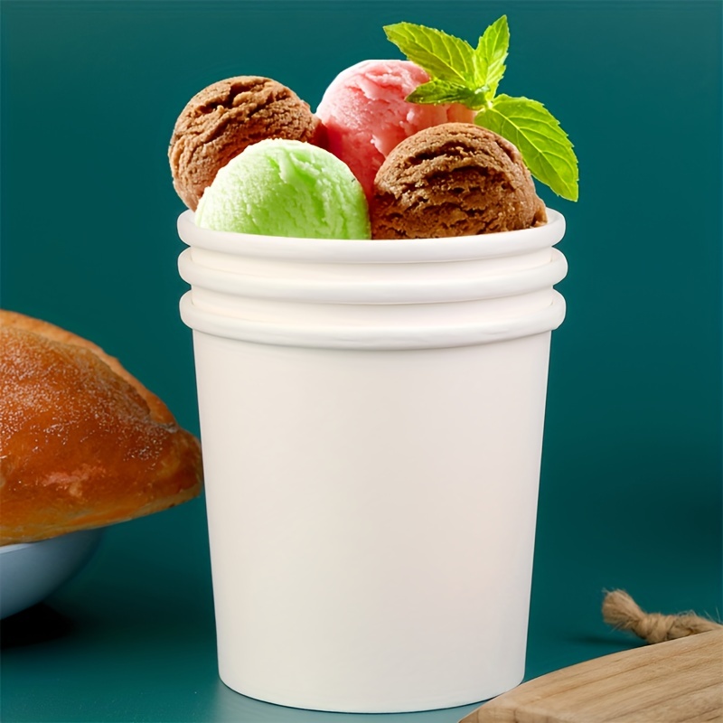 Paper Soup Containers With Lids Disposable Kraft Paper Food - Temu