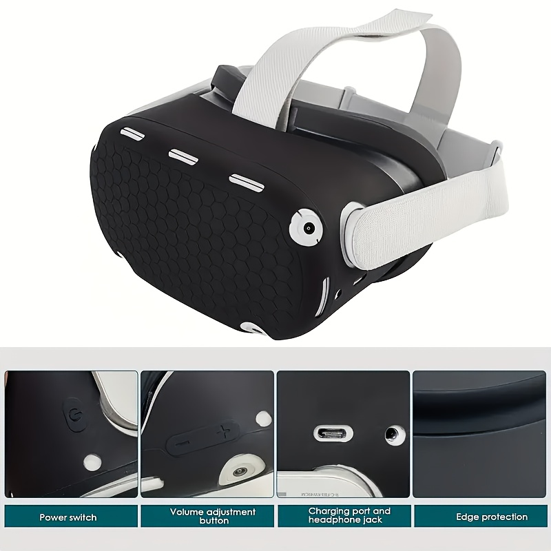 Conjunto De Funda De Silicona VR Para Accesorios Oculus - Temu Chile