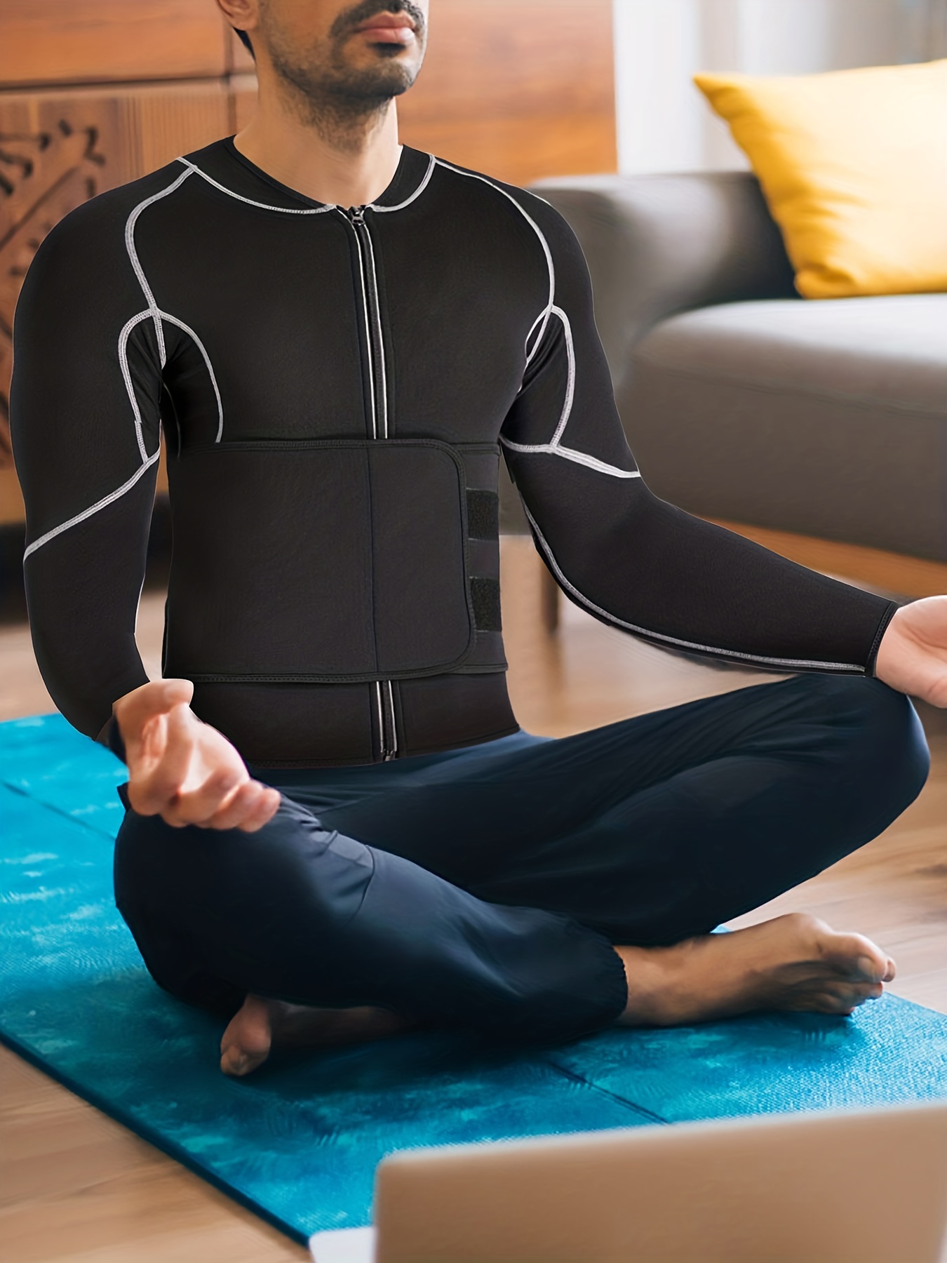 Body Shaper Sauna Suits Sweat Slimming Pants Waist Trainer Long Sleeve  Shirt Workout Leggings Tank Tops