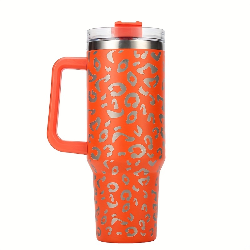 Leopard Tumblers Stainless Steel Vacuum Thermal Mug, Large